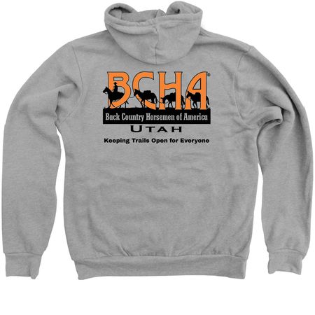 BCHU Mountain Ridge Merch, a Athletic Heather Zip Up Hoodie