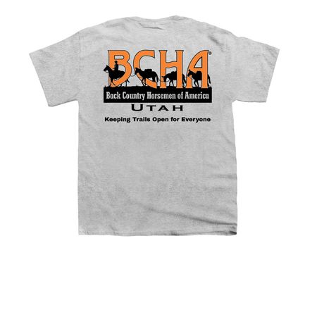 BCHU Mountain Ridge Merch, a Sport Grey Youth Unisex Tee