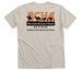 BCHU Mountain Ridge Merch, a Heather Dust Premium V-Neck Tee (back-view)