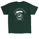 The Emmy Memmy Golf Scramble, a Forest Green Classic Unisex Tee (back-view)