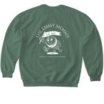 The Emmy Memmy Golf Scramble, a Military Green Softstyle Crewneck Sweatshirt (back-view)