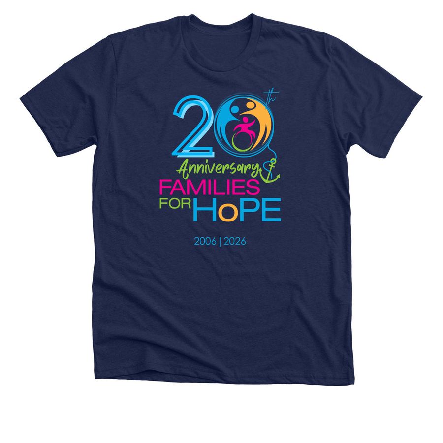 Families for HoPE 20th ? Front Print, a Solid Navy Blend Premium Unisex Tee
