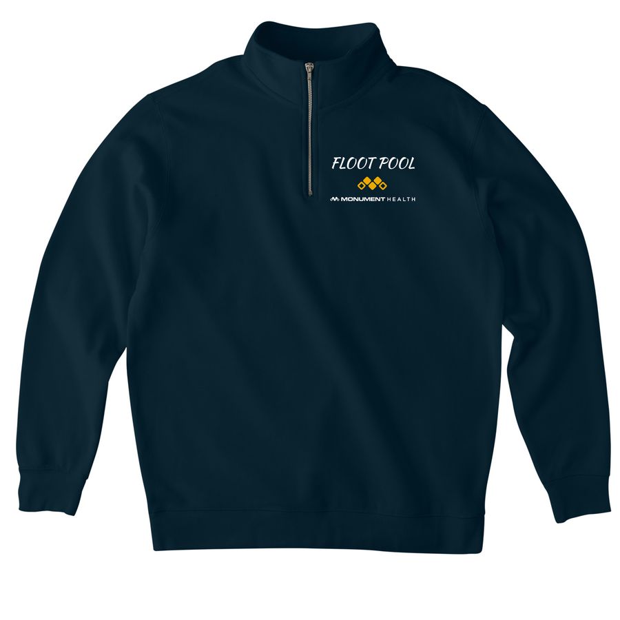 RN- Quarter Zip, a Classic Navy Midweight Quarter Zip Pullover