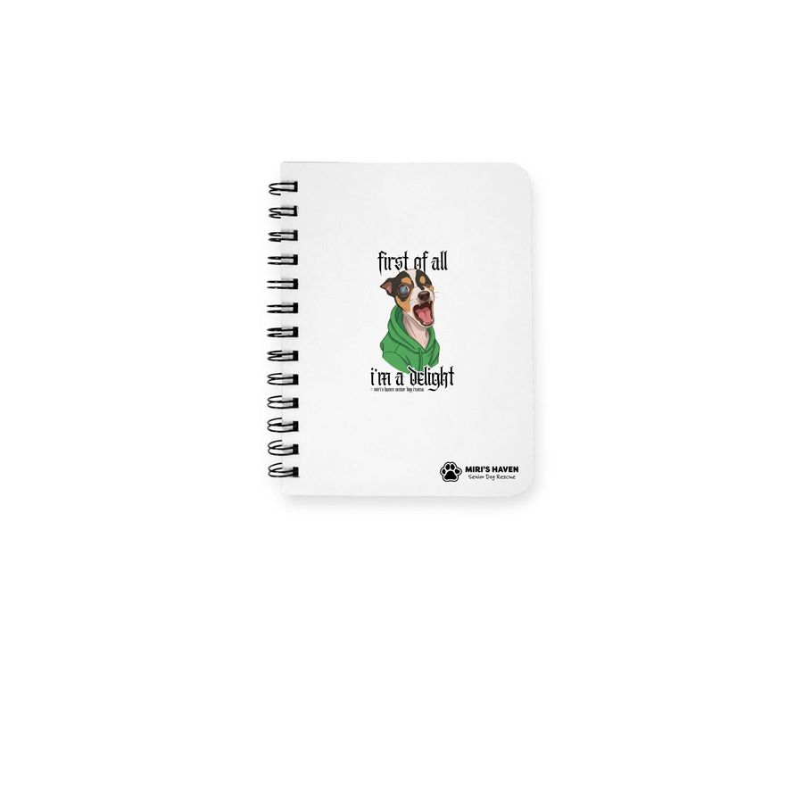 Corn Says Write!, a White Spiral Notebook