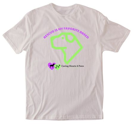 Rescue is my favorite breed, a Ice Grey Softstyle Cotton Tee