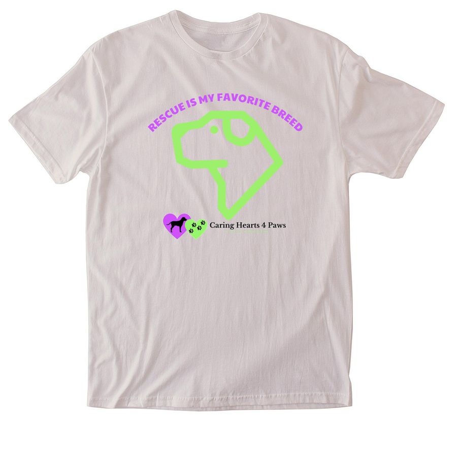 Rescue is my favorite breed, a Ice Grey Softstyle Cotton Tee