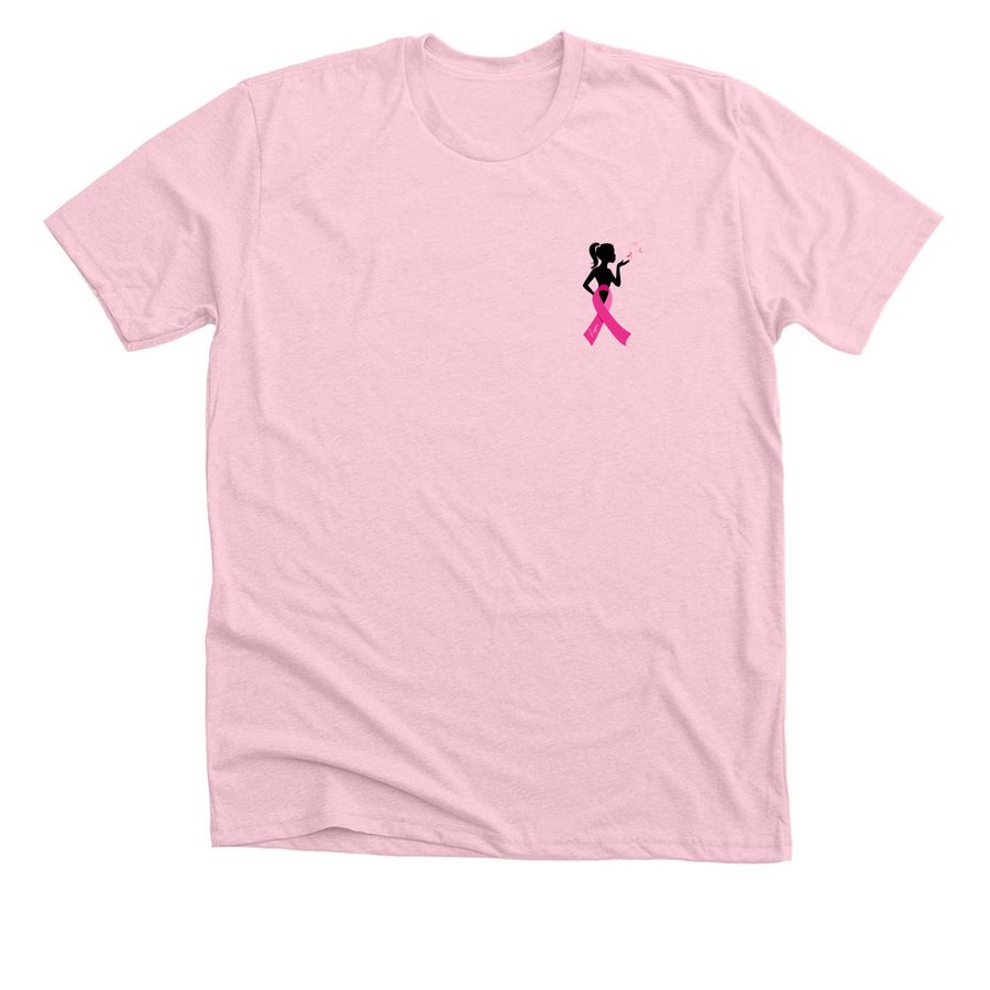 He Wears PINK BY Kristen, a Heather Pink Premium Unisex Tee