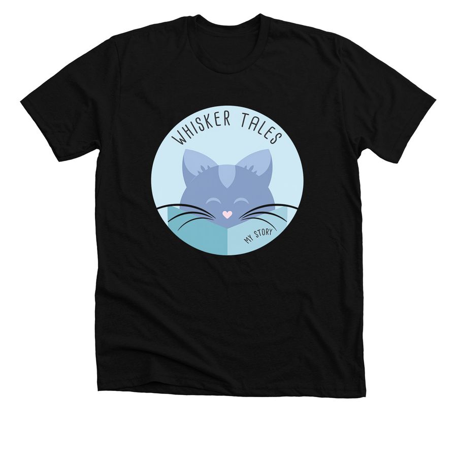 Whisker Tales Rescue&nbsp;, a Solid Black Blend Premium Unisex Tee