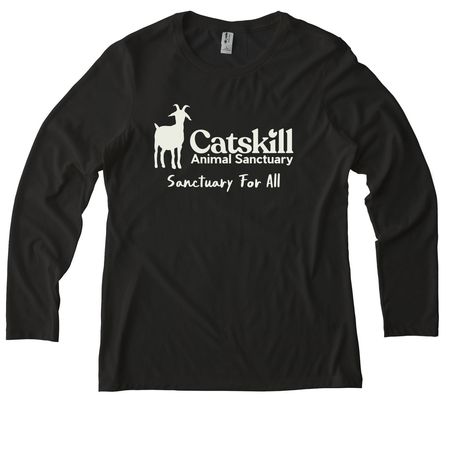 Ivory CAS Logo Tee | Tank Top | Sweatshirt, a Space Black Allmade Eco Triblend Women?s Long Sleeve Tee