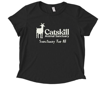 Ivory CAS Logo Tee | Tank Top | Sweatshirt, a Deep Black Allmade Eco Triblend Women?s Scoop Neck Tee