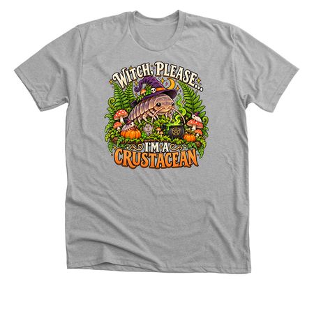 Witch Please!, a Athletic Heather Premium Unisex Tee