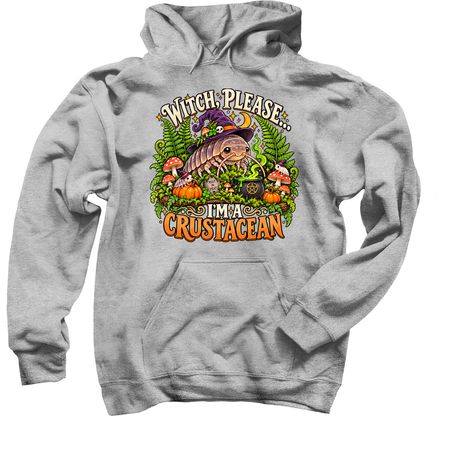 Witch Please!, a Sport Grey Pullover Hoodie