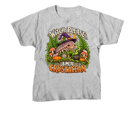 Witch Please!, a Sport Grey Youth Unisex Tee