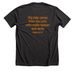 WU WOMEN'S Soccer Brazil Trip 2026, a Dark Grey Heather Premium Unisex Tee (back-view)