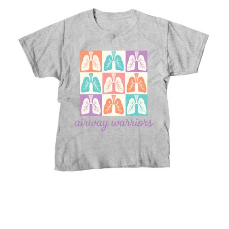 Breathe Boldly, a Sport Grey Youth Unisex Tee