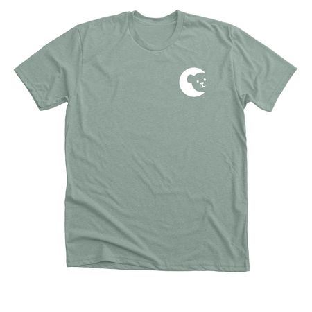UC Davis + Little Wishes, a Heather Sage Premium Unisex Tee