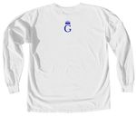 Champions Tee *, a White Comfort Colors Long Sleeve Tee (back-view)