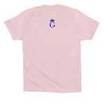 Champions Tee *, a Soft Pink Premium Cotton Tee (back-view)