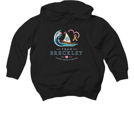 Toddler, a Black Toddler Pullover Hoodie