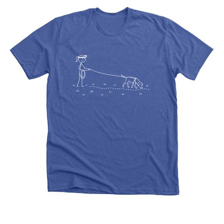 GoPro Tracking, a Solid True Royal Premium Unisex Tee