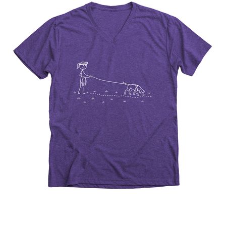 GoPro Tracking, a Purple Rush Premium V-Neck Tee