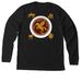 Halleck Creek Ranch - One Living System, a Solid Black Blend Premium Long Sleeve Tee (back-view)