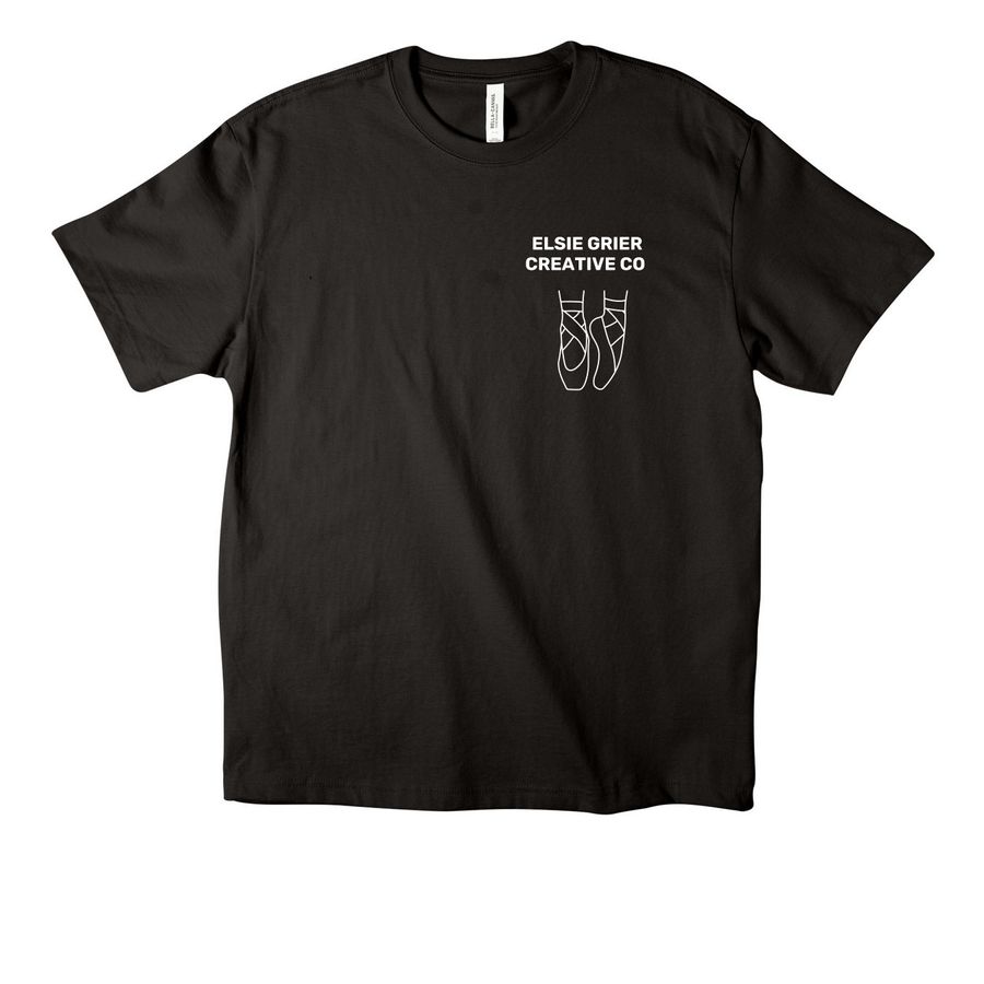 Elsie Grier Creative Co., a Black Unisex Heavyweight Tee