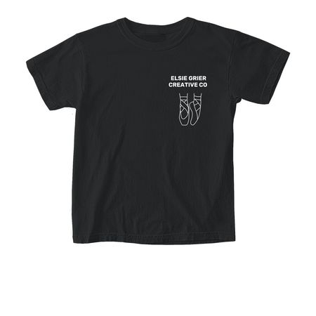 Elsie Grier Creative Co., a Black Comfort Colors Youth Tee