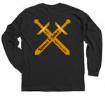 Romeo & Juliet, a Black Classic Long Sleeve Tee (back-view)