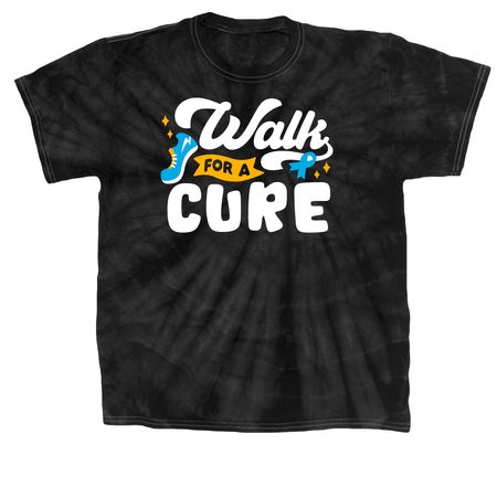 Breakthrough Walk, a Black Classic Tie Dye Tee