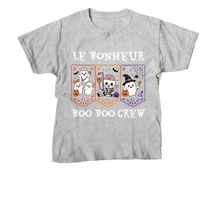 Le Bonheur Boo Boo Crew, a Sport Grey Youth Unisex Tee