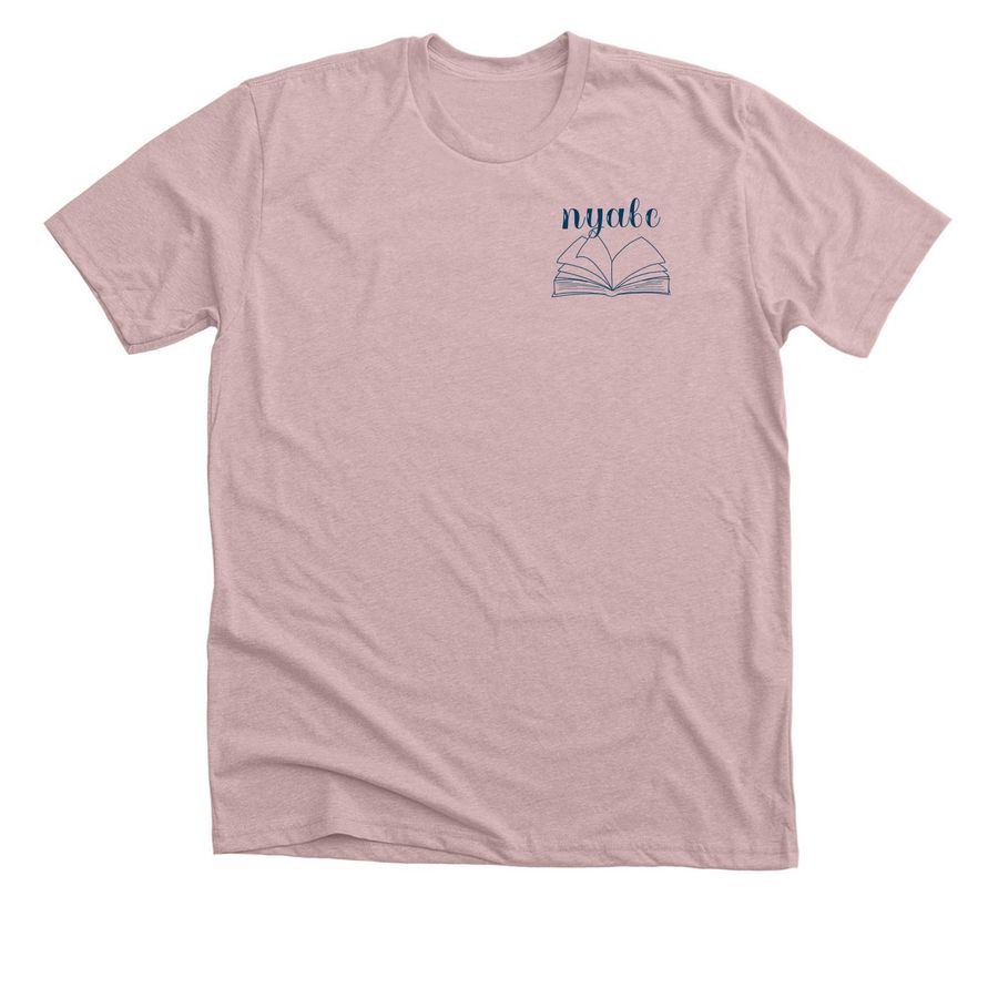 NYABC, a Heather Pink Gravel Premium Unisex Tee