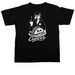 Go away Cancer, a Black Comfort Colors Unisex Tee (back-view)