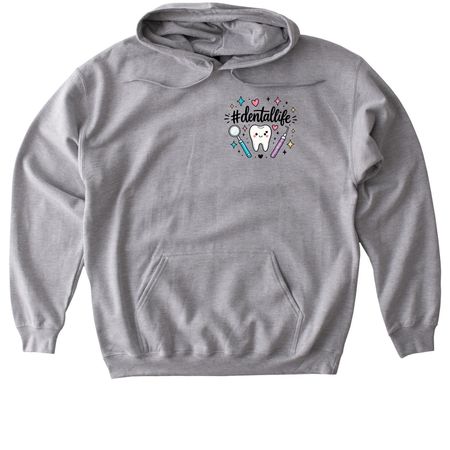 #DentalLife&nbsp;, a Sport Grey Gildan Softstyle Pullover Hoodie
