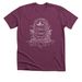 Literally Dead Book Club (white logo)&nbsp;Merch, a Heather Maroon Premium Unisex Tee
