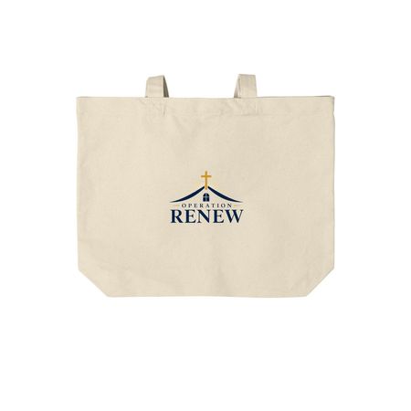 Operation Renew Tote Bag, a Natural Cotton Canvas Tote Bag