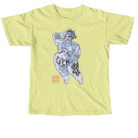 BTF, a Neon Lemon Comfort Colors Unisex Tee