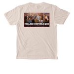 Best Party on Campus., a Ivory Comfort Colors Pocket Tee (back-view)