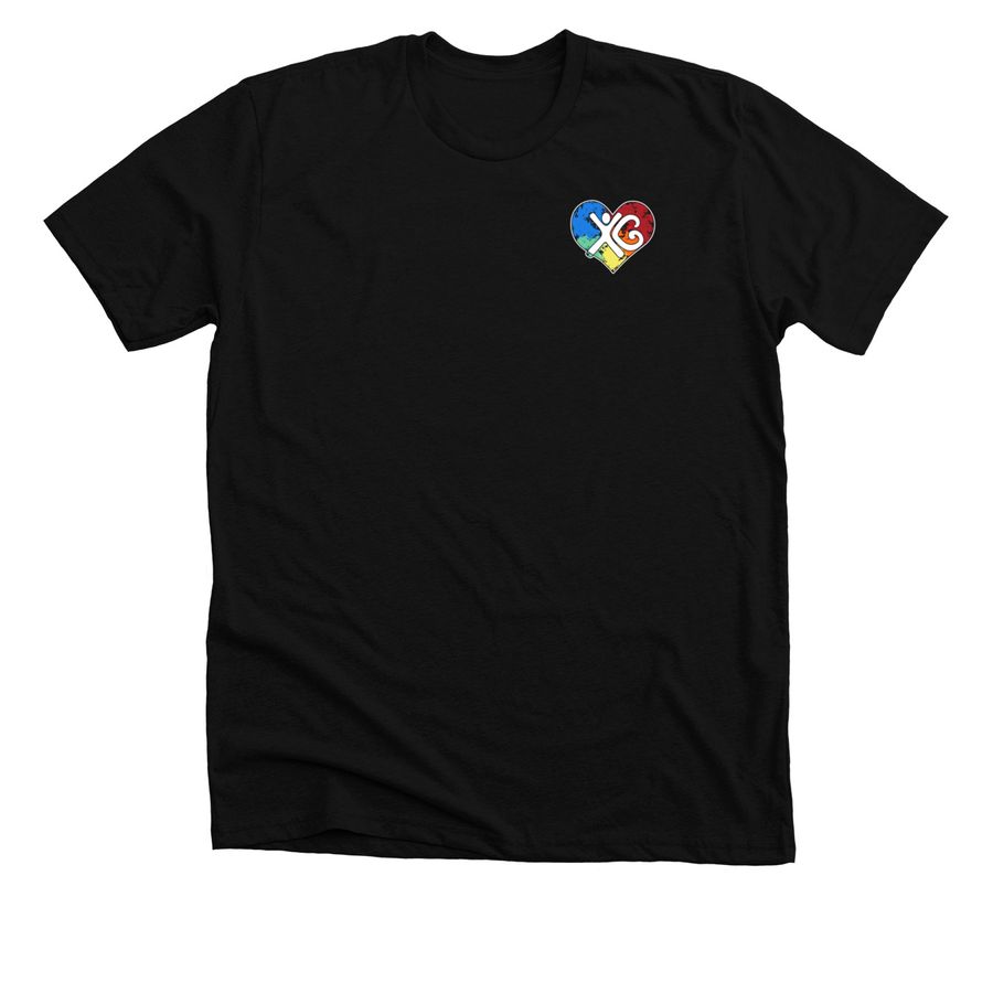 AHDC-What? Shirt, a Solid Black Blend Premium Unisex Tee