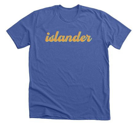I'm an Islander, a Solid True Royal Premium Unisex Tee