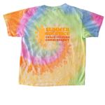 Chaco Conservancy Summer Solstice Dual Logo, a Eternity Youth Tie Dye Tee (back-view)