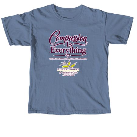 Hospice & Palliative Care Month, a Blue Jean Comfort Colors Unisex Tee