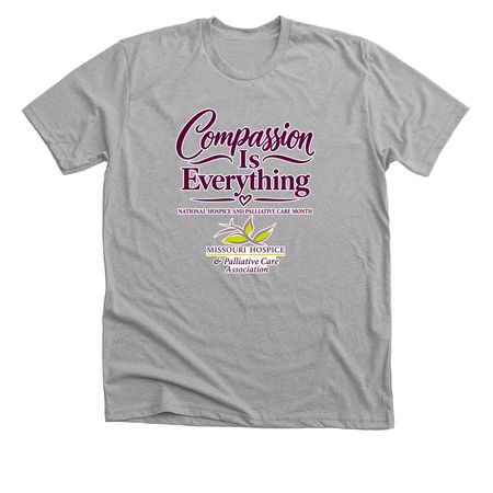 Hospice & Palliative Care Month, a Athletic Heather Premium Unisex Tee