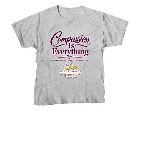 Hospice & Palliative Care Month, a Sport Grey Youth Unisex Tee