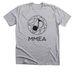 MMEA Black Line Logo, a Athletic Heather Premium Unisex Tee