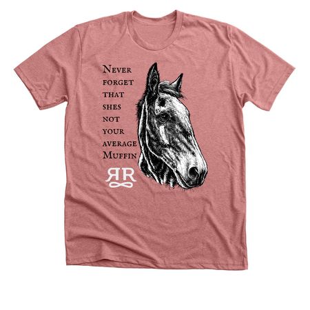 Not Your Average Muffin, a Heather Mauve Premium Unisex Tee