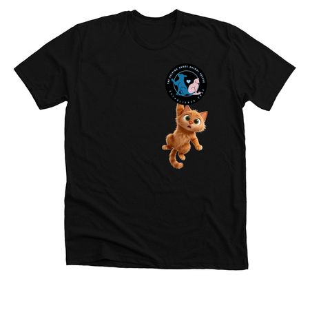 Just Hanging Around&nbsp;, a Solid Black Blend Premium Unisex Tee