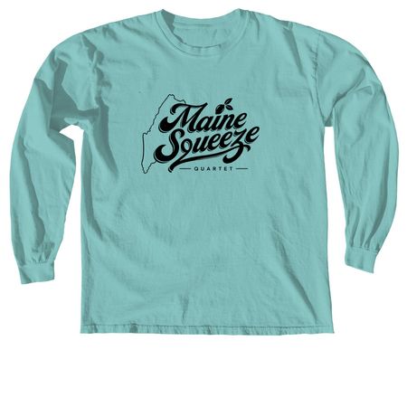 Maine Squeeze Quartet, a Chalky Mint Comfort Colors Long Sleeve Tee