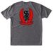 TriBlend adult/youth, a Premium Heather Triblend Unisex Tee (back-view)