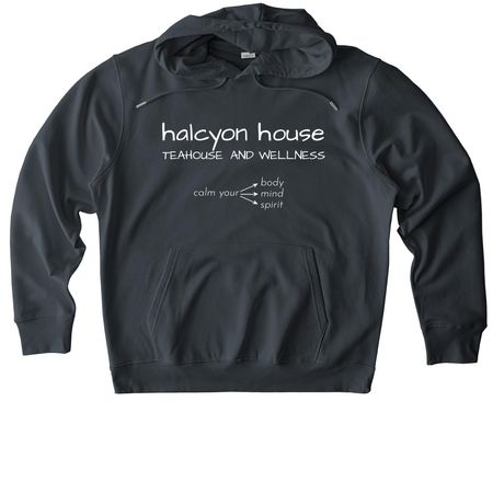 Halcyon House Calm, a India Ink Grey Stanley/Stella Unisex Cruiser 2.0 Pullover Hoodie